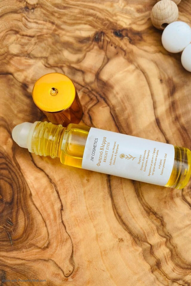 Eye Care Roll-On Oil for Dark Circles & Puffiness – Natural Formula 12ml