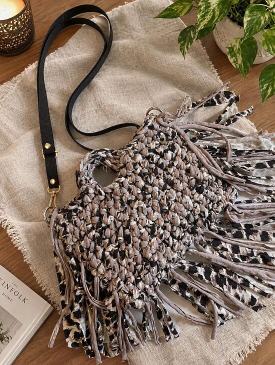 Animal Print Χειροποίητη Τσάντα