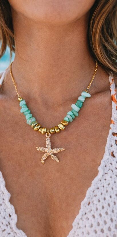 Tropical Gold Necklace