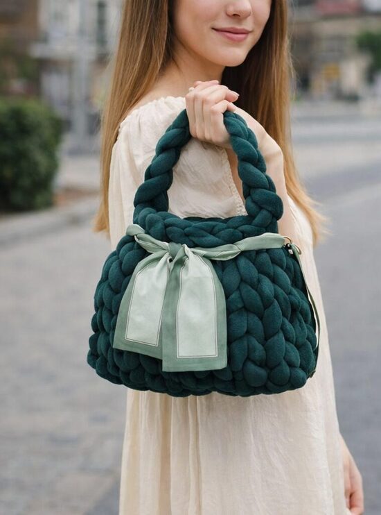 Marshmallow Woven Bags
